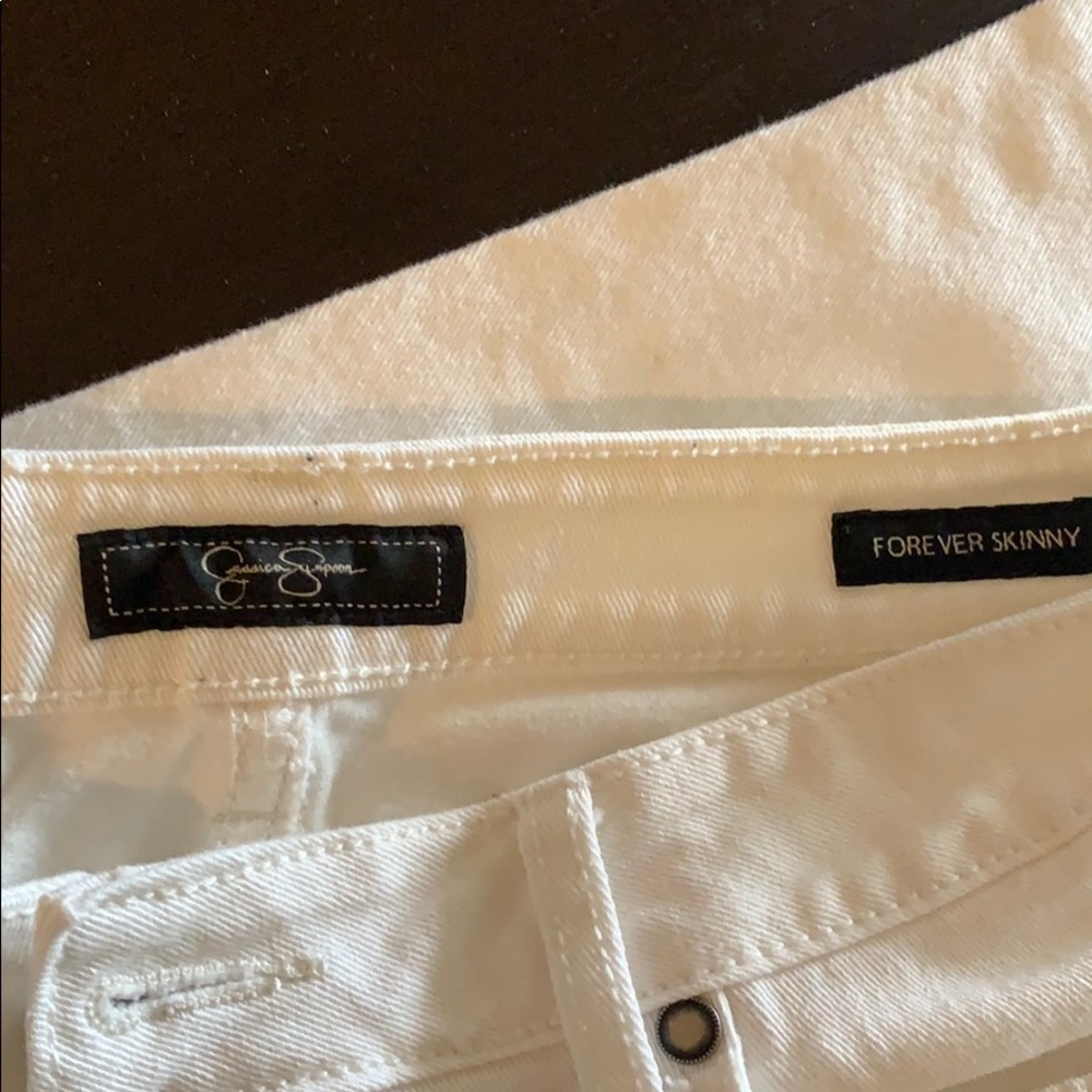 Jessica Simpson Forever Skinny white jeans - Picture 5 of 7
